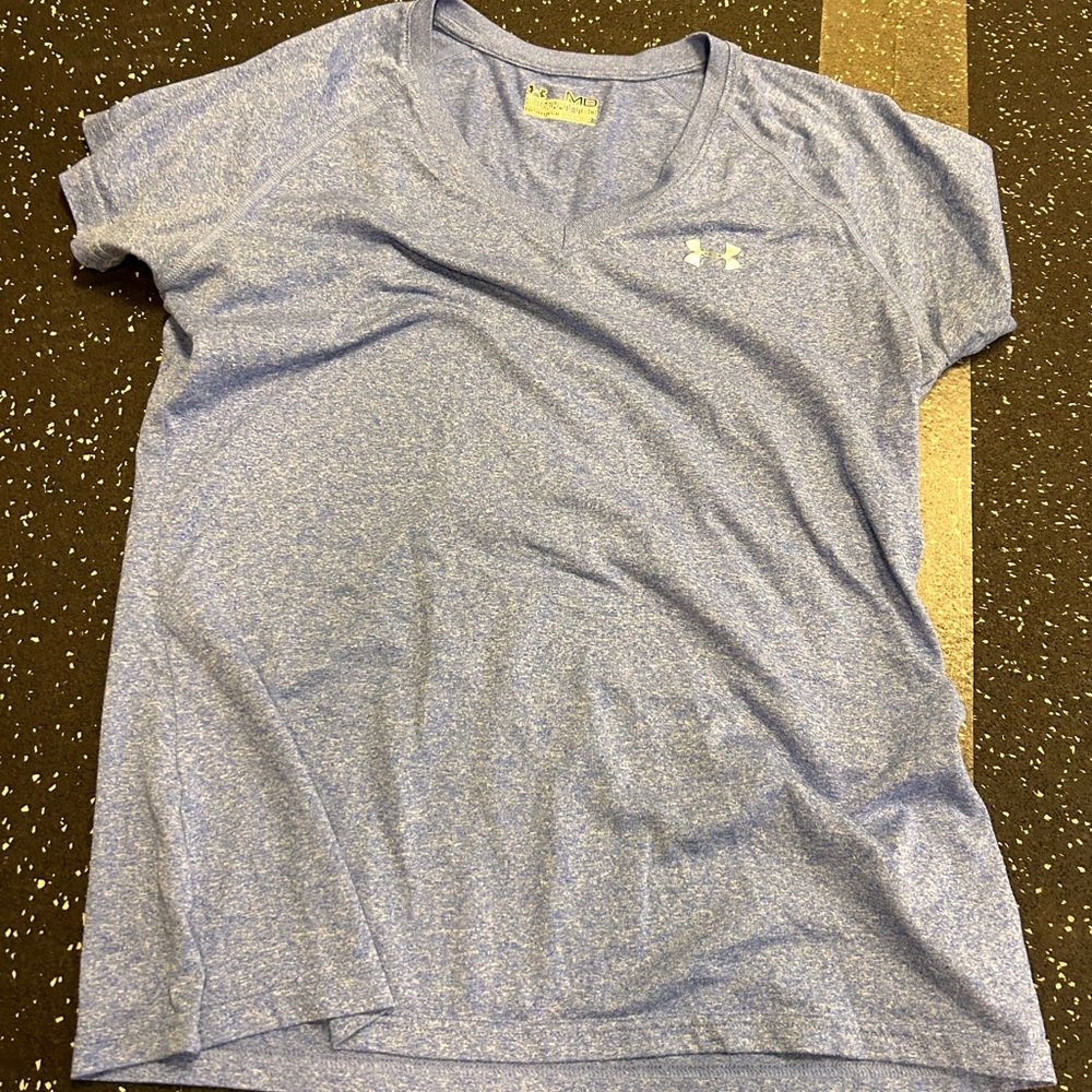 Under Armour Light Blue Heather Tee